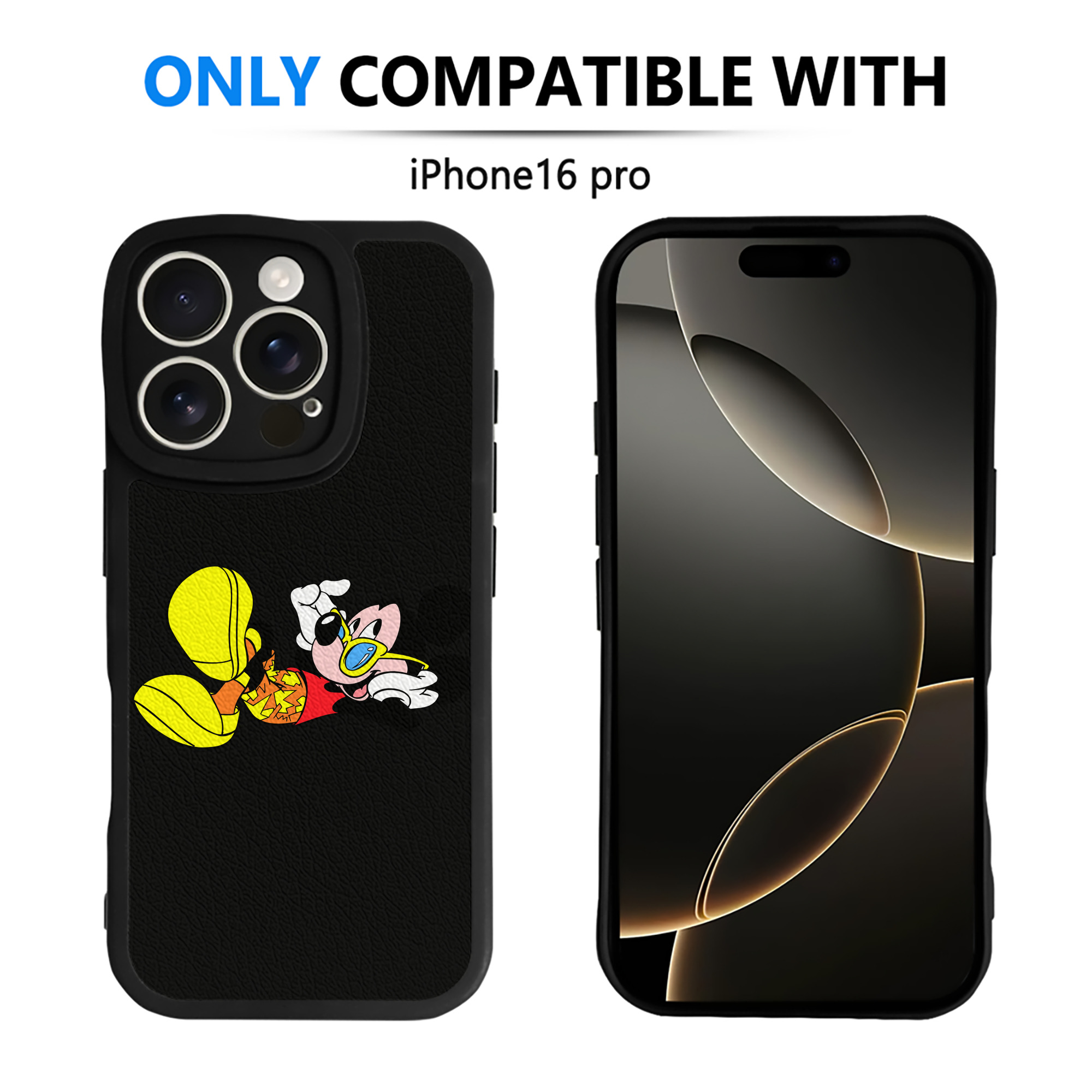 （画像用） ミッキーマウス Mickey Mouse 【iPhone 16シリーズ対応】シリコンスマホケース（レザー調） 材質：シリコン